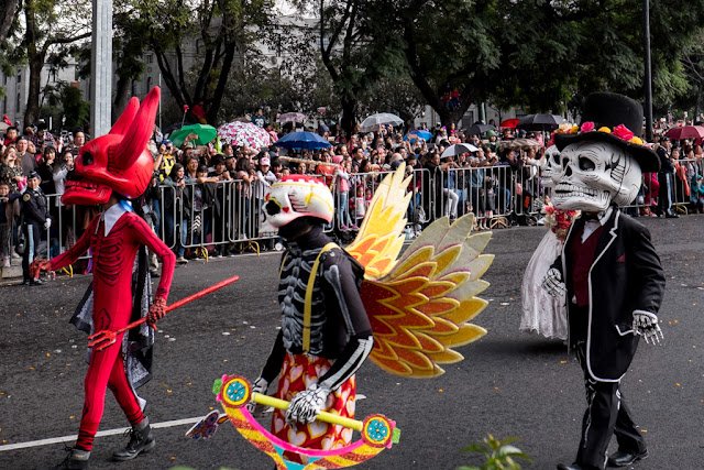 Mexico City Day of Dead Parade 32